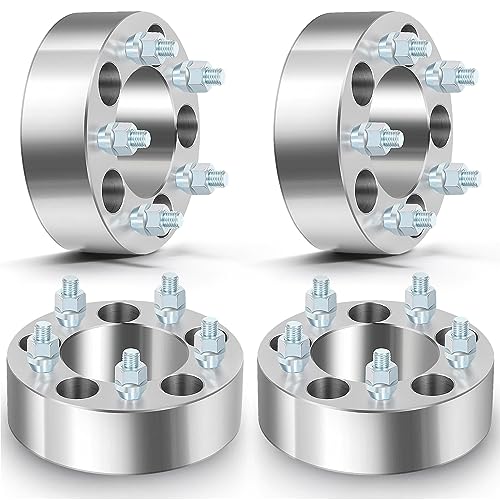 SCITOO 4Pcs 5x4.75 2 inch Wheel Spacers Fit for Chevy Blazer Camaro for Pontiac Firebird for GMC Jimmy for Cadillac XLR Studs 12x1.5 Bore 87.1mm No Hubcentric