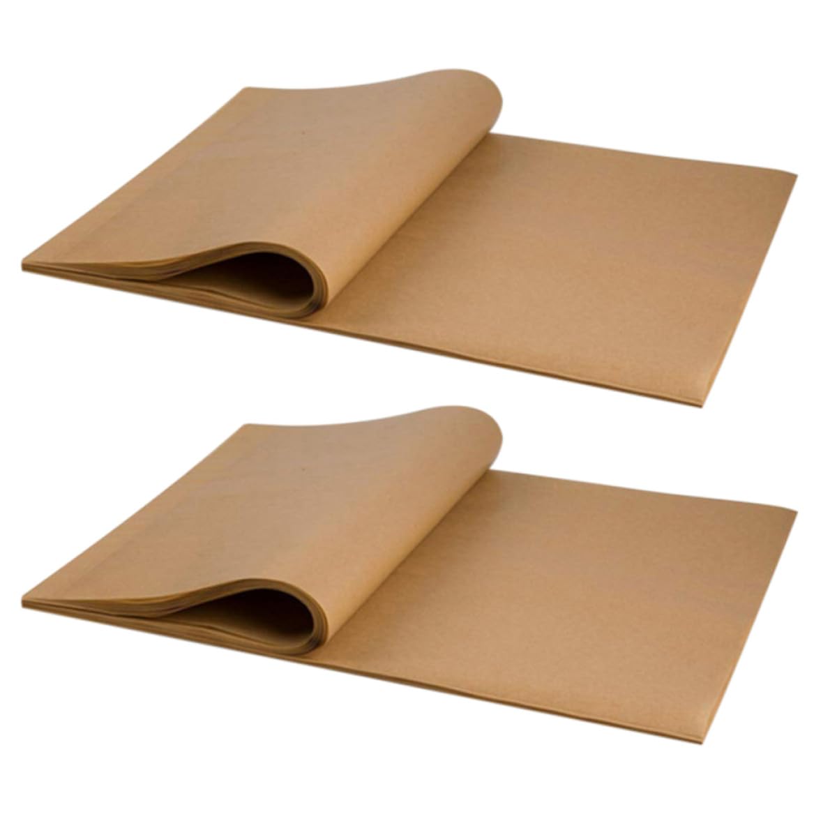INOOMP 200 Hojas de Papel para Hornear Precortado 30X20 CM Recubrimiento Antiadherente Resistente al Aceite y Agua para Uso en Freidora de Aire y Horno Doméstico