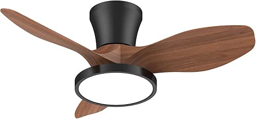 ocioc Quiet Ceiling Fan with LED Light DC motor 32