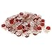 uxcell a14031900ux0663 Gel Splice UR Connector 3 Port Wire Connectors Red Clear Pack of 55