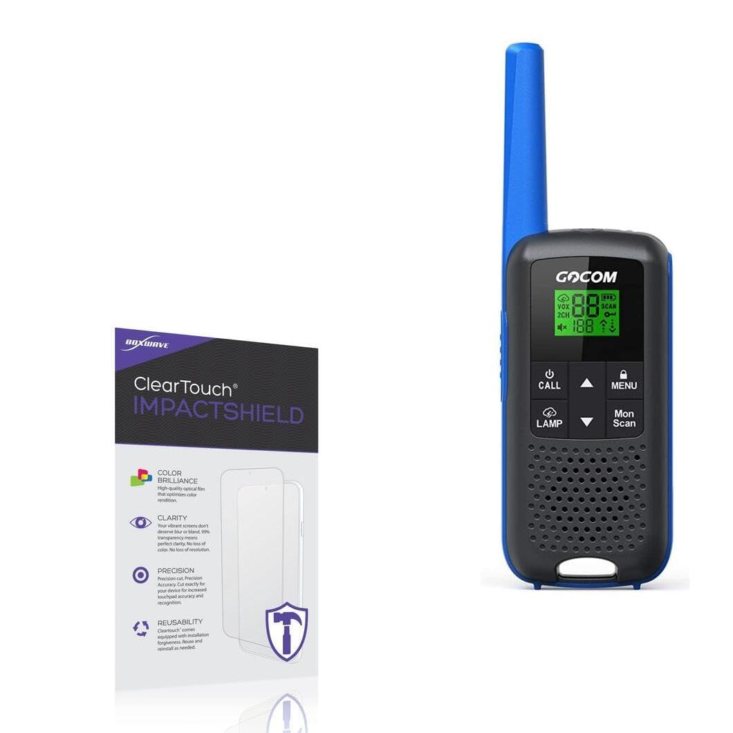 BoxWaveScreen Protector Compatible with Gocom G600 - ClearTouch ImpactShield (2-Pack), Impenetrable Screen Protector Flexible Film