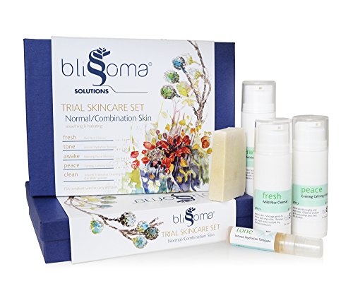 Blissoma Solutions natural skincare TSA Size Travel Skincare Set for Normal, Combination, Sensitive skin types