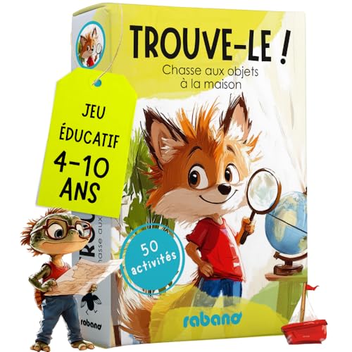 Trouve-Le! - Maison | 50 Cartes pour Enfants | Chasse au trésor et découverte de la Maison | Jeu éducatif et Cadeau pour Filles et garçons| Jeux à partir...