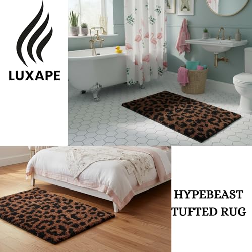 Tapete estampado leopardo hecho a mano 75 cm miniatura 5