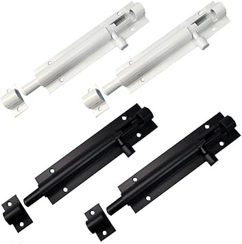 Sliding Sillislide Cylinder Latch, Sliding Latch, Security Latch, Security Door Inner Lock, Round Bar Latch, Aluminum Alloy, Corrosion Resistant, Screw Fastening, Indoor/Outdoor, Easy Installation, 4 Pieces Under Latch, Sliding Latch, Security Latch, Security Latch, Security Latch, Security Door Inner Lock, Round Bar Latch, Aluminum Alloy, Corrosion Resistant, Screws, Indoor/Outdoor, Easy Installation, 4 Pieces