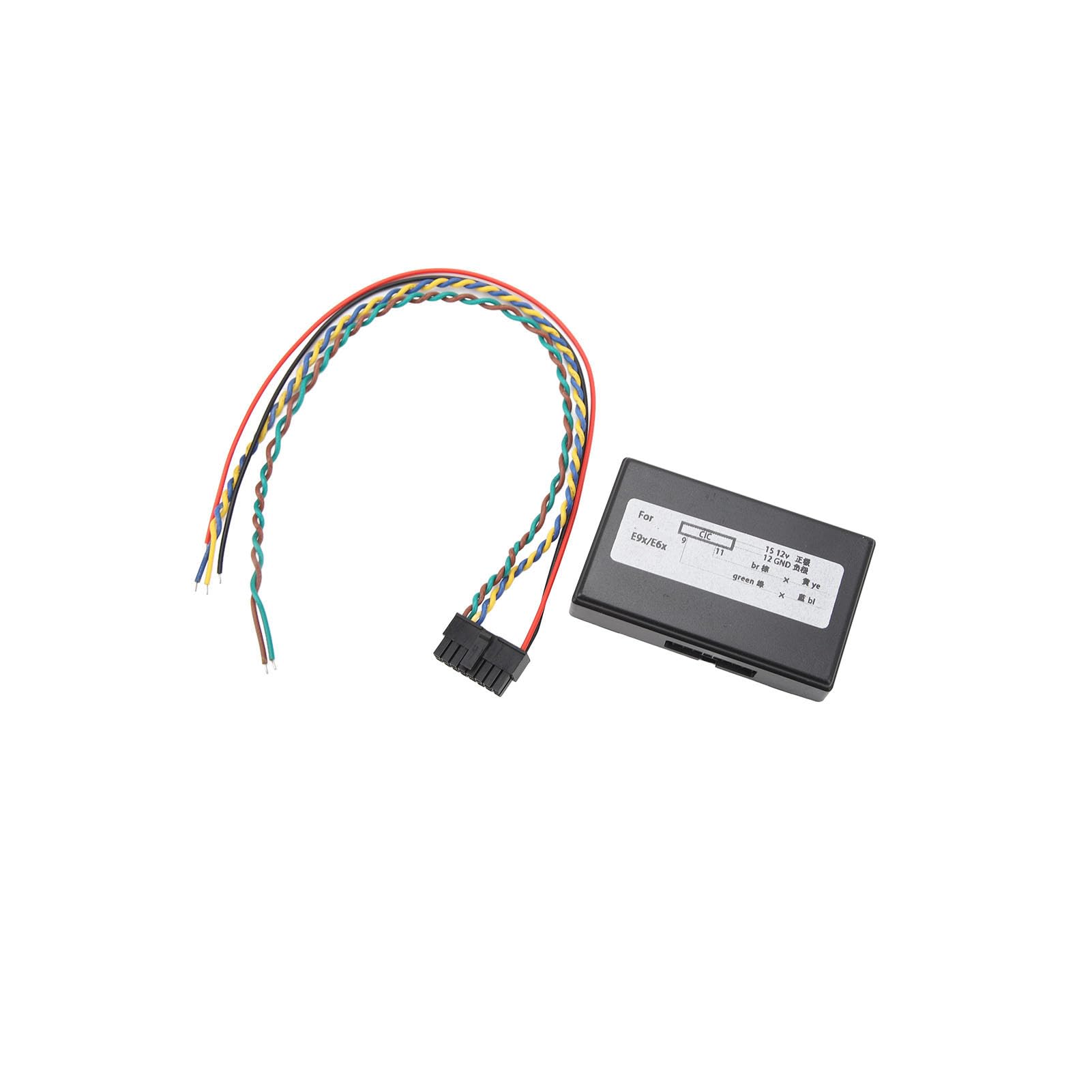 Aramox Adattatore Retrofit CIC Emulatore Supporto Video in Movimento Navigazione Attivazione Controllo Vocale per E90 E60 E9X E6X E8x Migliora l'esperienza Multimediale della Tua Auto
