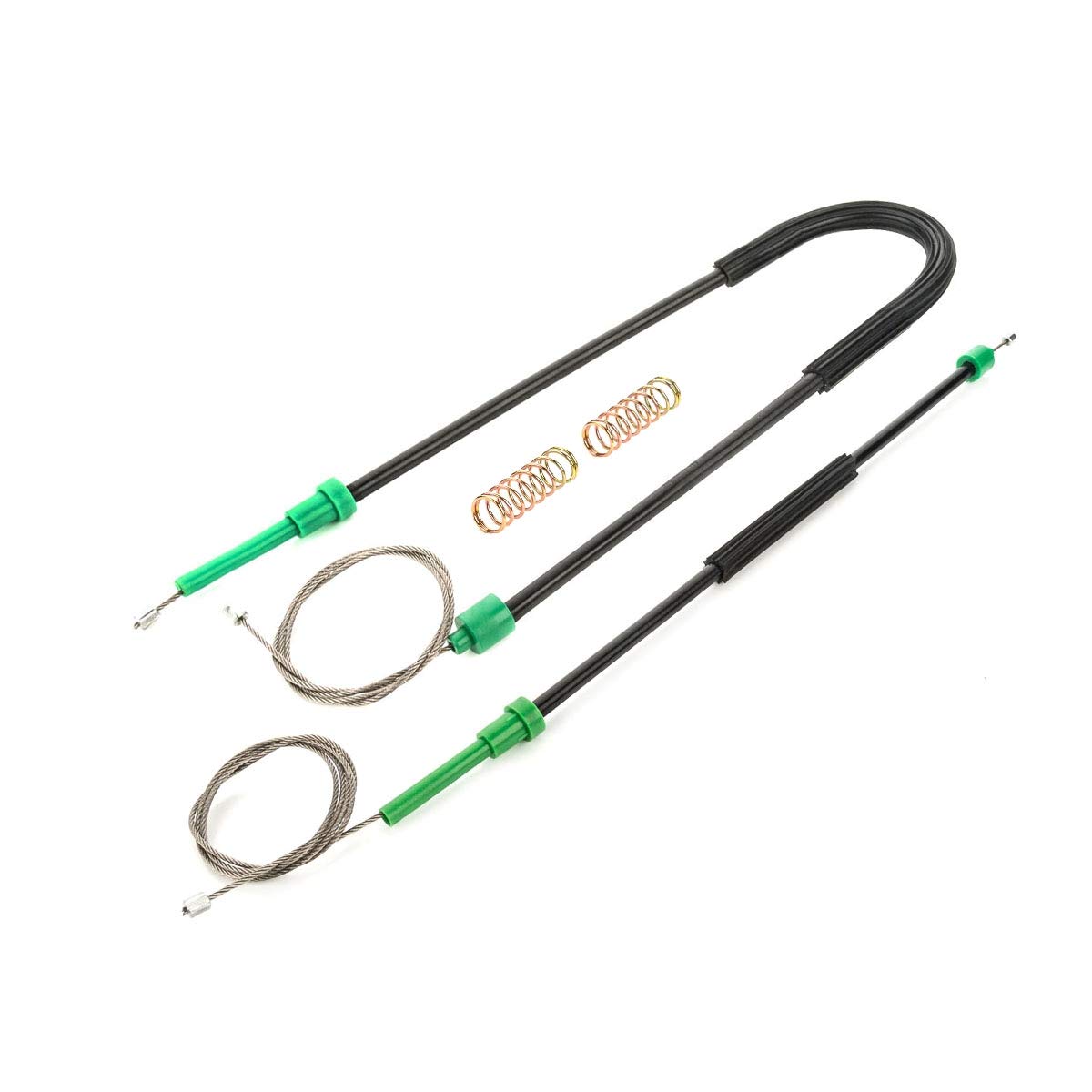 LST Fensterheber Reparatursatz Seilzug Rolle Set hinten kompatibel mit Ford Focus II Cabrio Coupe 2006-2010