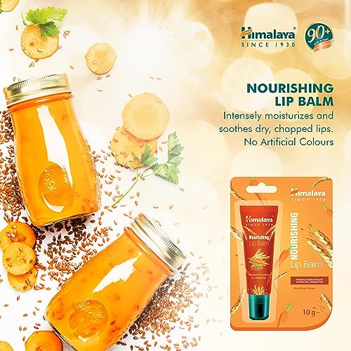 Himalaya Lip Balm Nourishing Tube with Wheatgerm Oil & Carrot Seed Oil 10g, White - Image 4