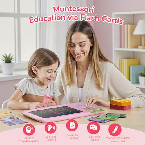 Flash Cards for Toddlers 1-3: 2-in-1 LCD Writing Board - image 2