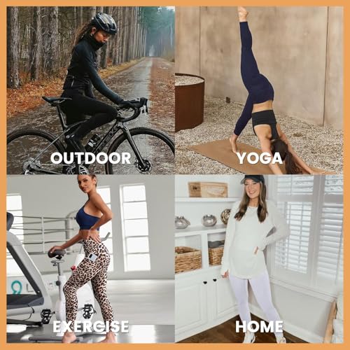 Gayhay Leggings with Pockets for Women - High Waisted Tummy Control Soft Compression Yoga Pants for Workout Running Gym - Image 5