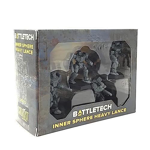 Catalyst Game Labs BattleTech | Miniatures | Inner Sphere Heavy Lance | Expansion | Miniature Game Ages 14+