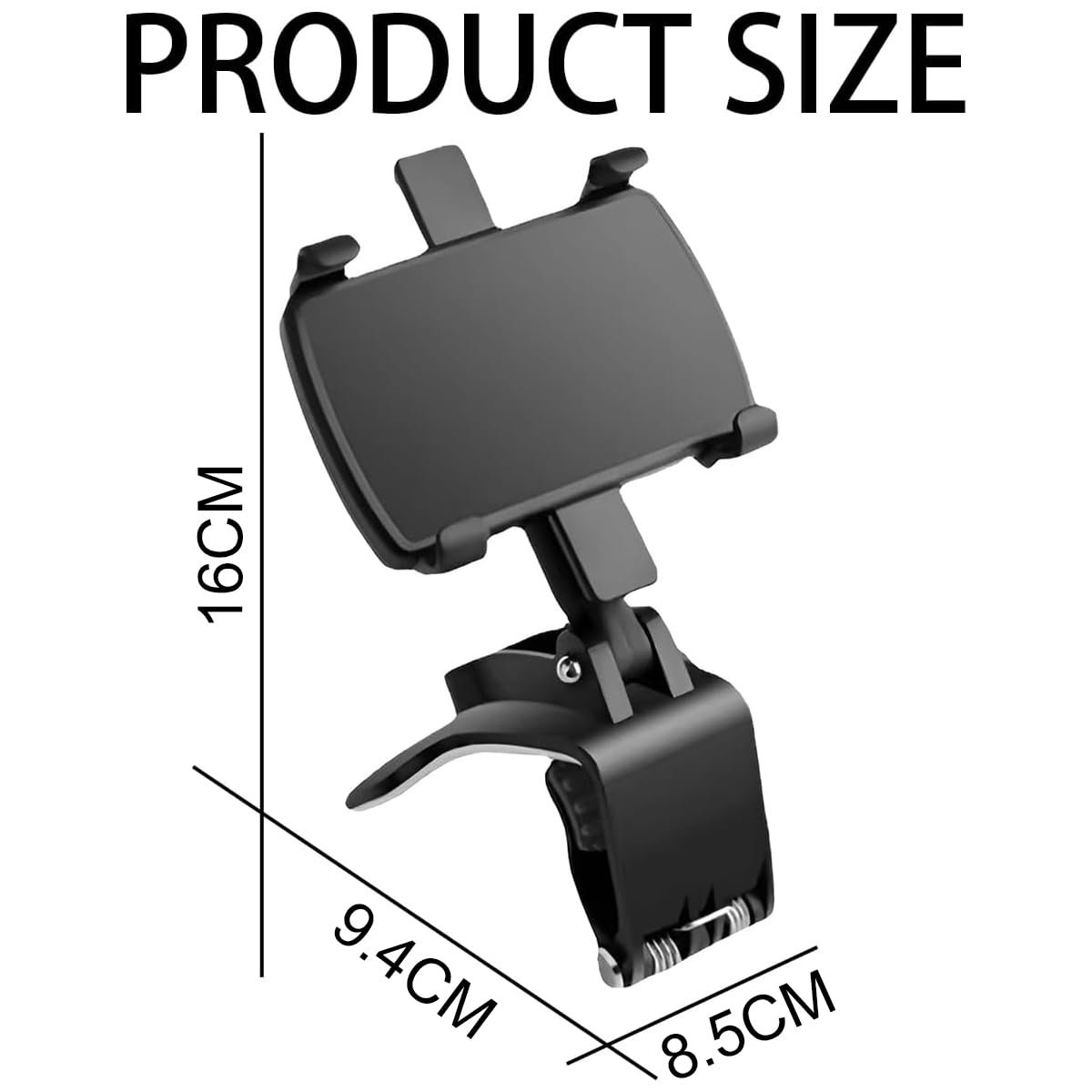 Supporto Per Telefono Da Auto, Supporto Universale Retrattile Girevole - Foto 5