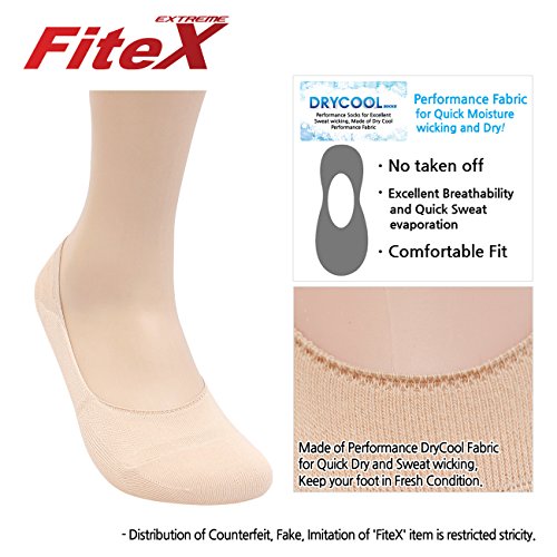 Mens 3 to 8 Pack DryCool Thin No Show Socks Non Slip Flat 3 Sizes4