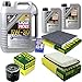 Produktbild QR-PARTS 69340510 Filter Set Inspektionspaket 7 Liter Motoröl Special Tec F 5W-30 MANN-FILTER Innenraumfilter Luftfilter Ölfilter