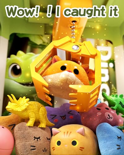 Image of STACTCUTE 32PCS Dinosaur Claw Machine for Kids (Small)