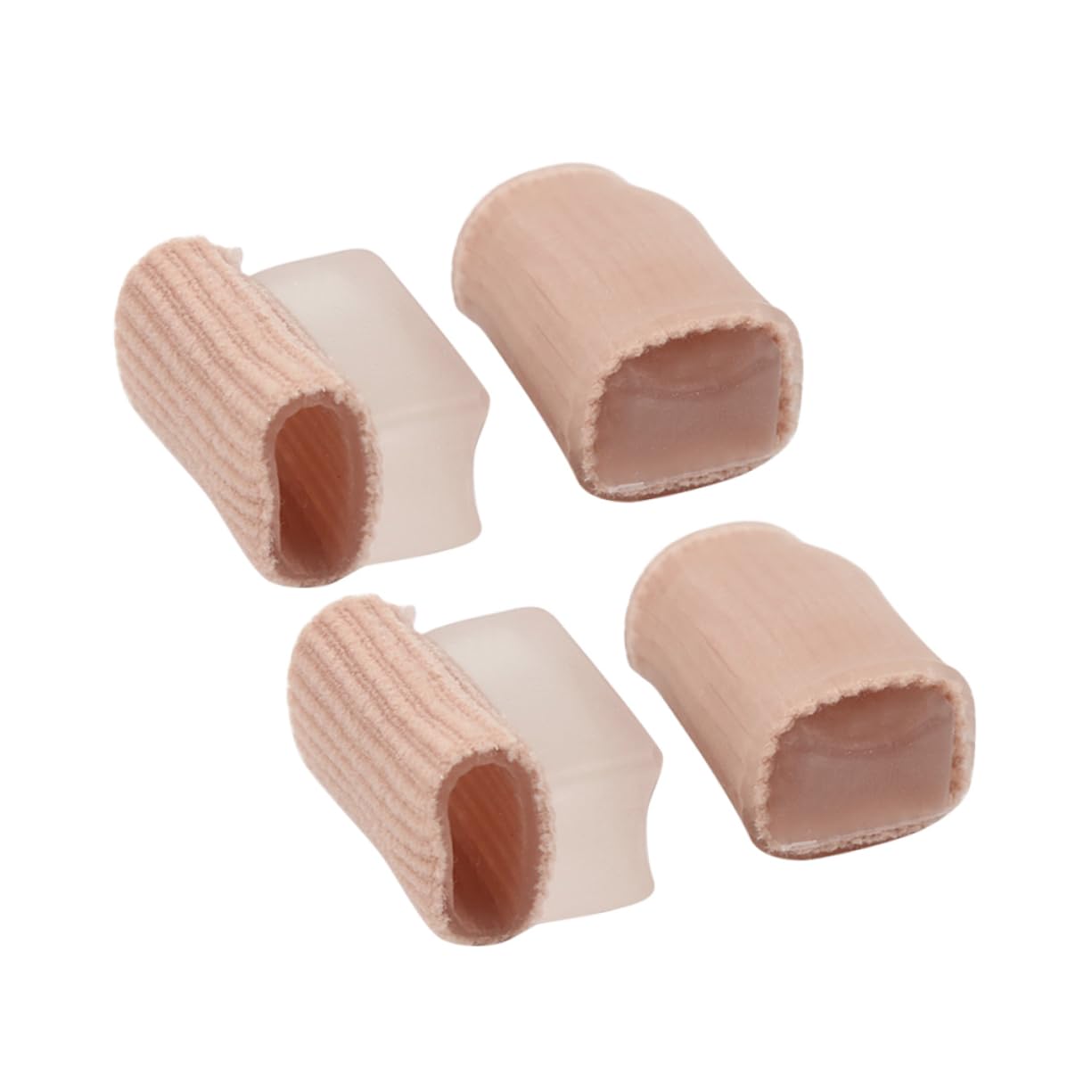 GOOHOCHY 4Pcs Toe Separator Bunion Relief Sleeve for Alignment Multi Function Foot Protector for Day Night Wear for Relief and Gait Improvement