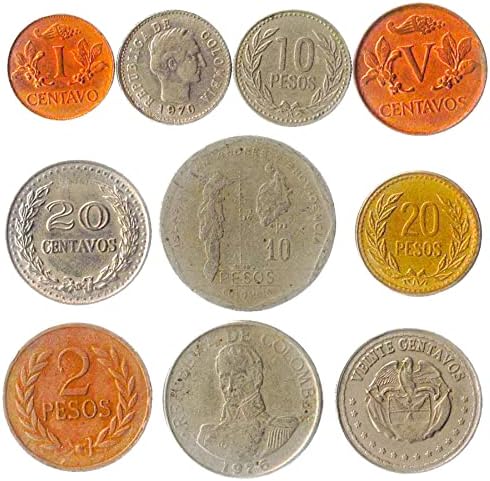 10 Old Coins from Uk England Great Britain Coins Pound Penny Shilling Pence | Perfect Choice for Your Coin Bank Coin Holders and Coin Album