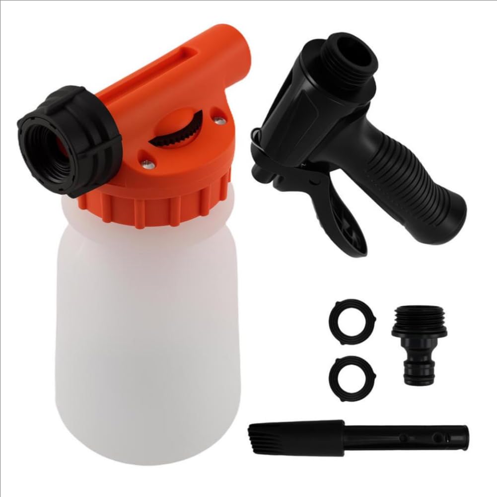 Cañón de Espuma para Lavado de Coches, Lanza de Espuma para Nieve, Conector rápido Compatible con la mayoría de Las mangueras