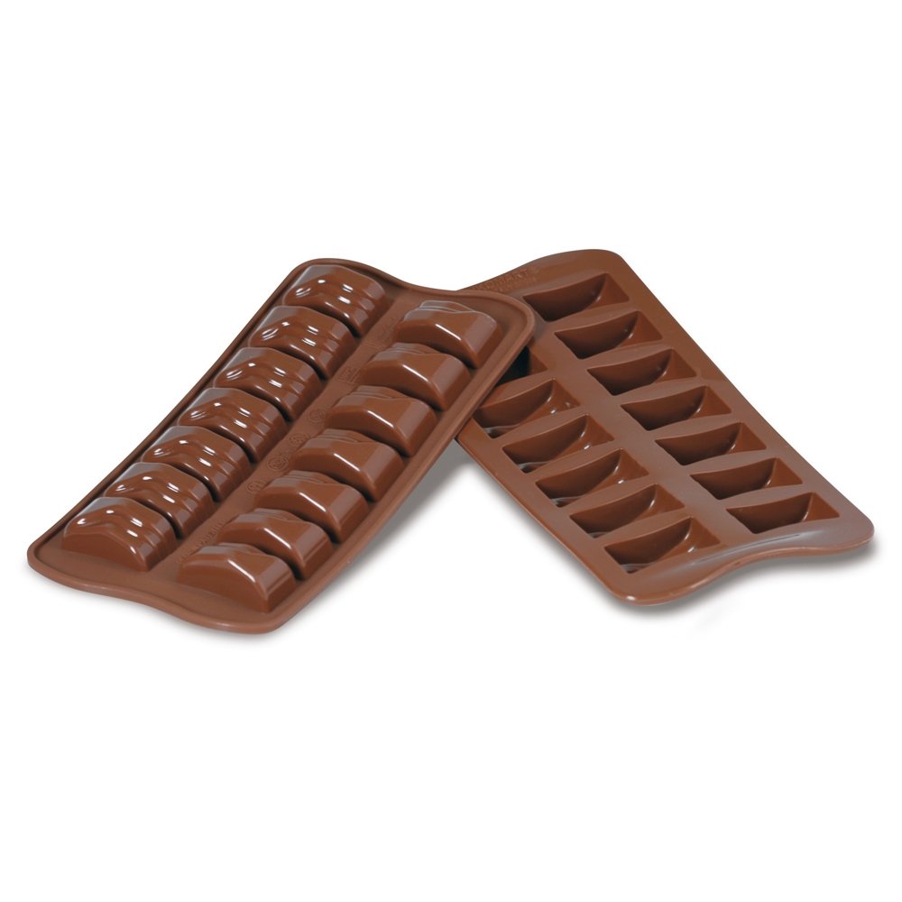 Silikomart scg09 Silicone Baking Mould for chocolatines Jack, Brown