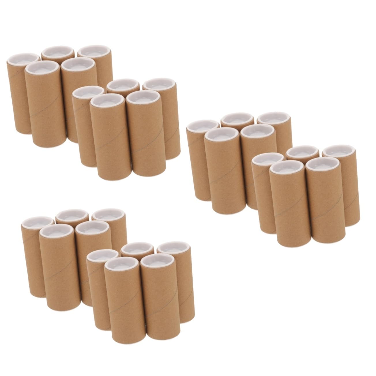 BESTYASH 3 Ensembles Tube De Tube En Papier Tubes Pièce De Monnaie De Pièces Tube De Stockage De Papier Stockage De Pièces Tube D'emballage Tube Rond Plastique 10 Pièces * 3