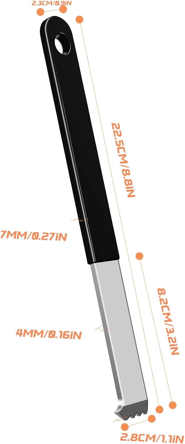 Paver Removal Tool Set, 2 Pack Paver Puller Lifter with Micro-Tooth Tip, Easy Lift Paver Extractor for Patio Pavers & Bricks, Non-Slip Work Gloves Included