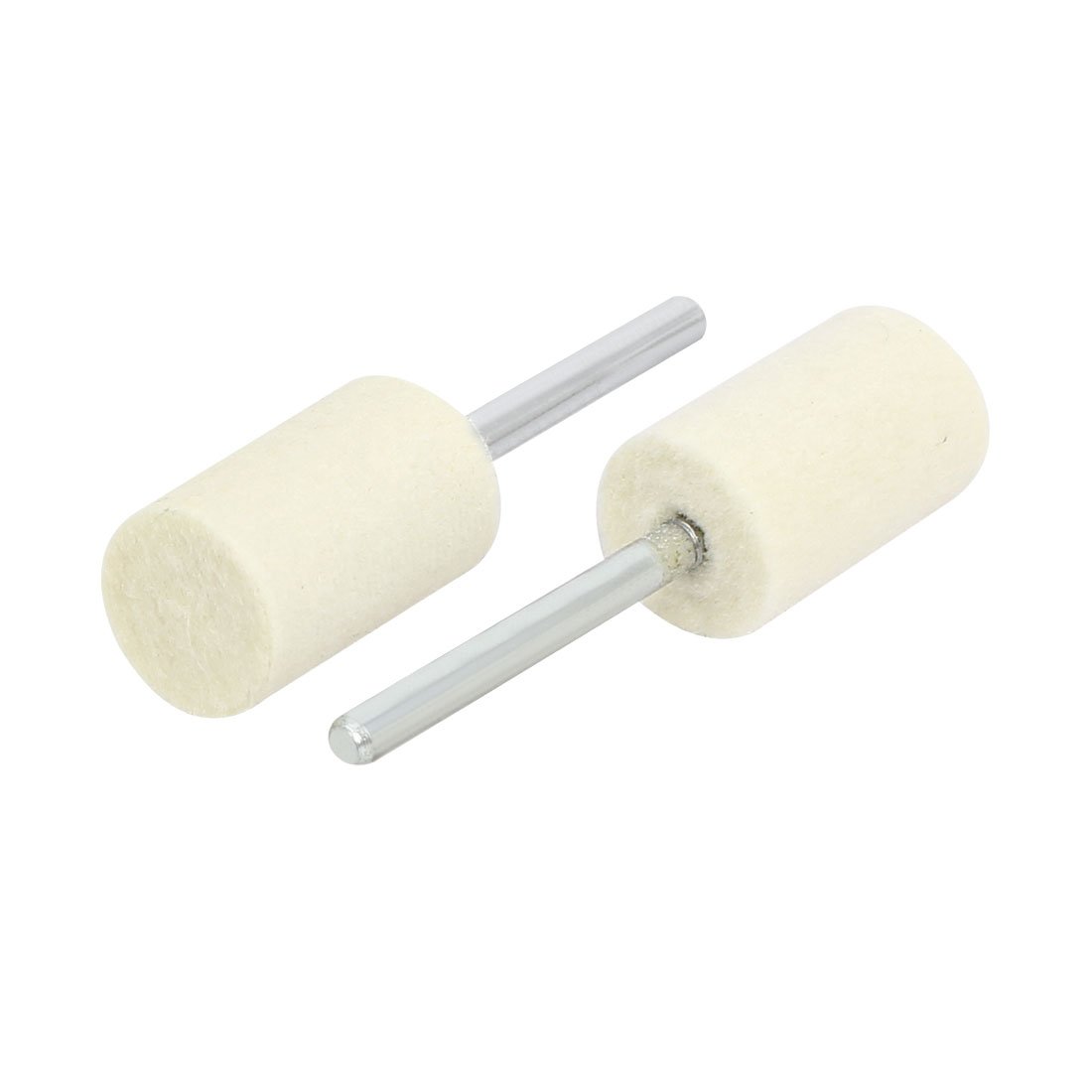 Aexit 3mm Straight Abrasives Drill Hole 12mm Dia Cylinder Head Felt Mounted Points Polishing Tool 12pcs Model:32as329qo455