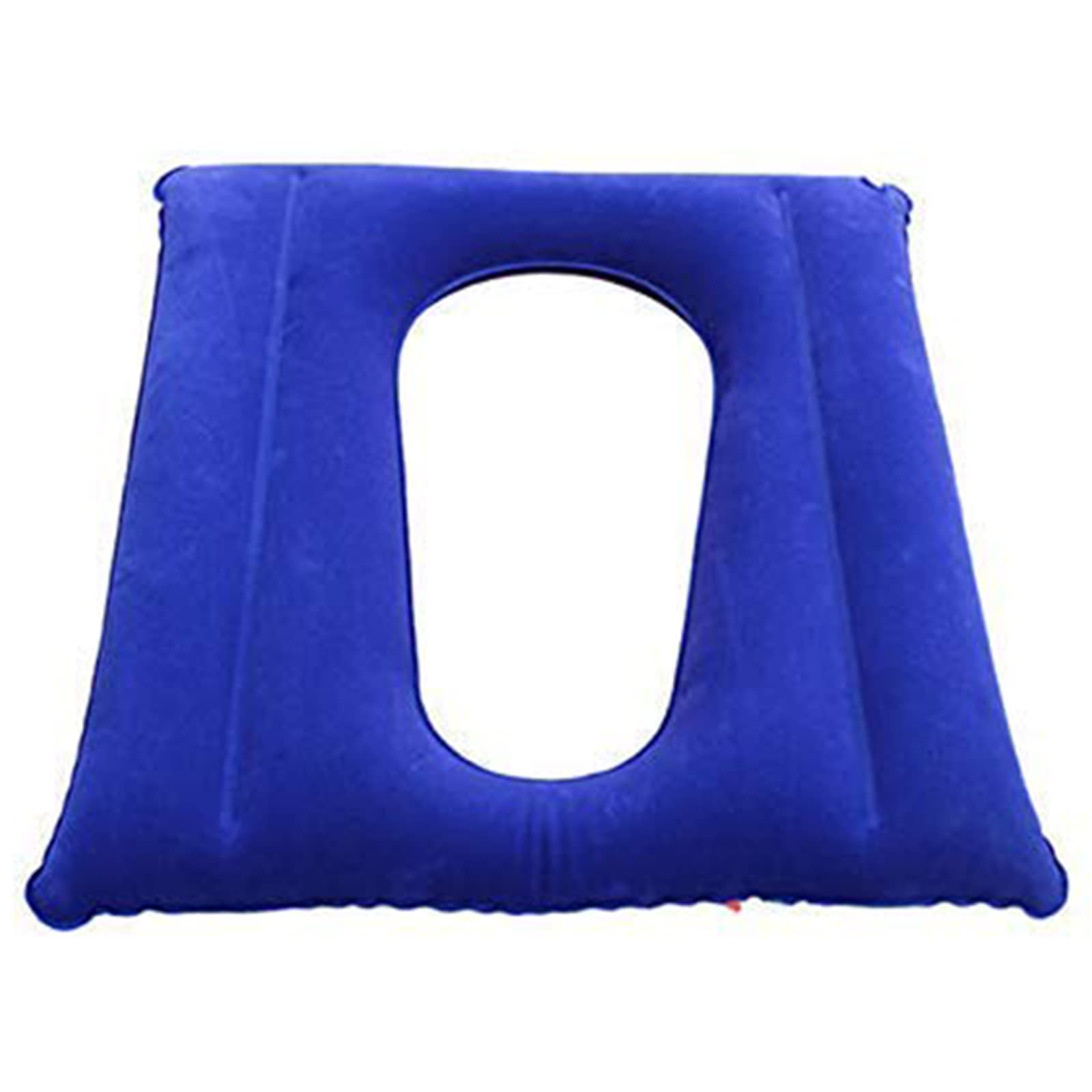 NEFSO Cojín de Aire antiescaras para Pacientes con Orificio: Almohada de Aire Inflable para Silla de Ruedas, hemorroides, Embarazo, Alivio del Dolor de coxis y enfermería en la Cama, Azul (Azul)