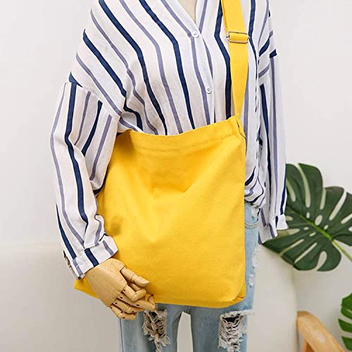 Image of Lify Women's Retro Large Size Canvas Shoulder Bag Hobo Crossbody Handbag Casual Tote - 1 Piece