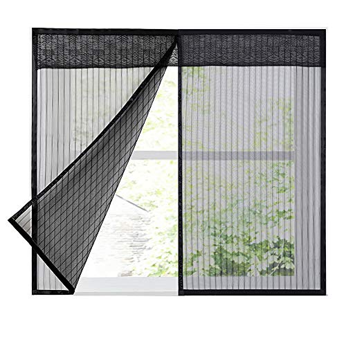 Self-Adhesive Magnetic Window Screen, Roll Magnetic Window Screen Mesh, Mosquitoes Screen for Homes