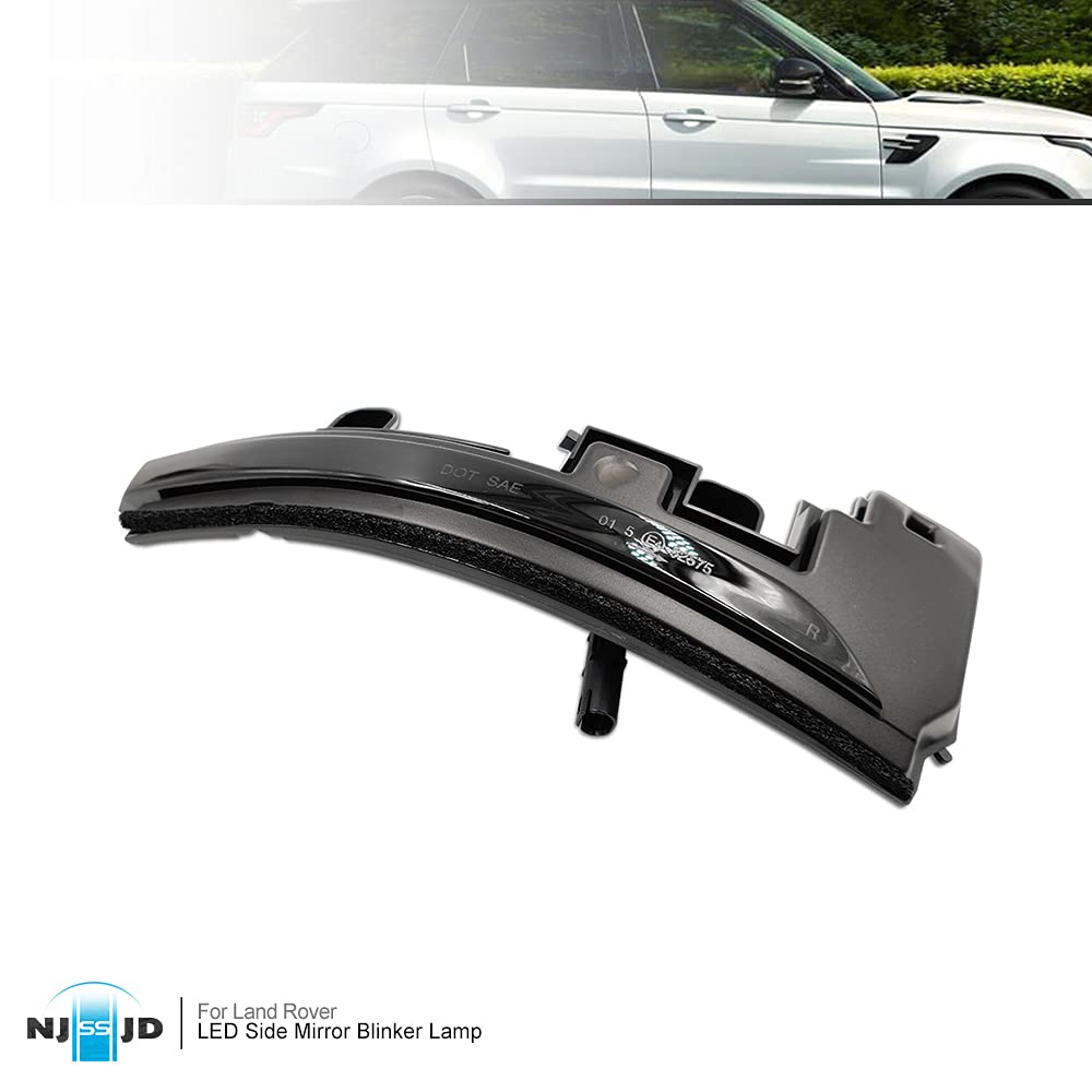 Para Land Rover Discovery 17-18 Range Rover Sport 14-18 Range Rover Evoque MK4 Dynamic LED Espejo lateral Intermitente Intermitente Ala lateral Espejo retrovisor Luz de señal de giro