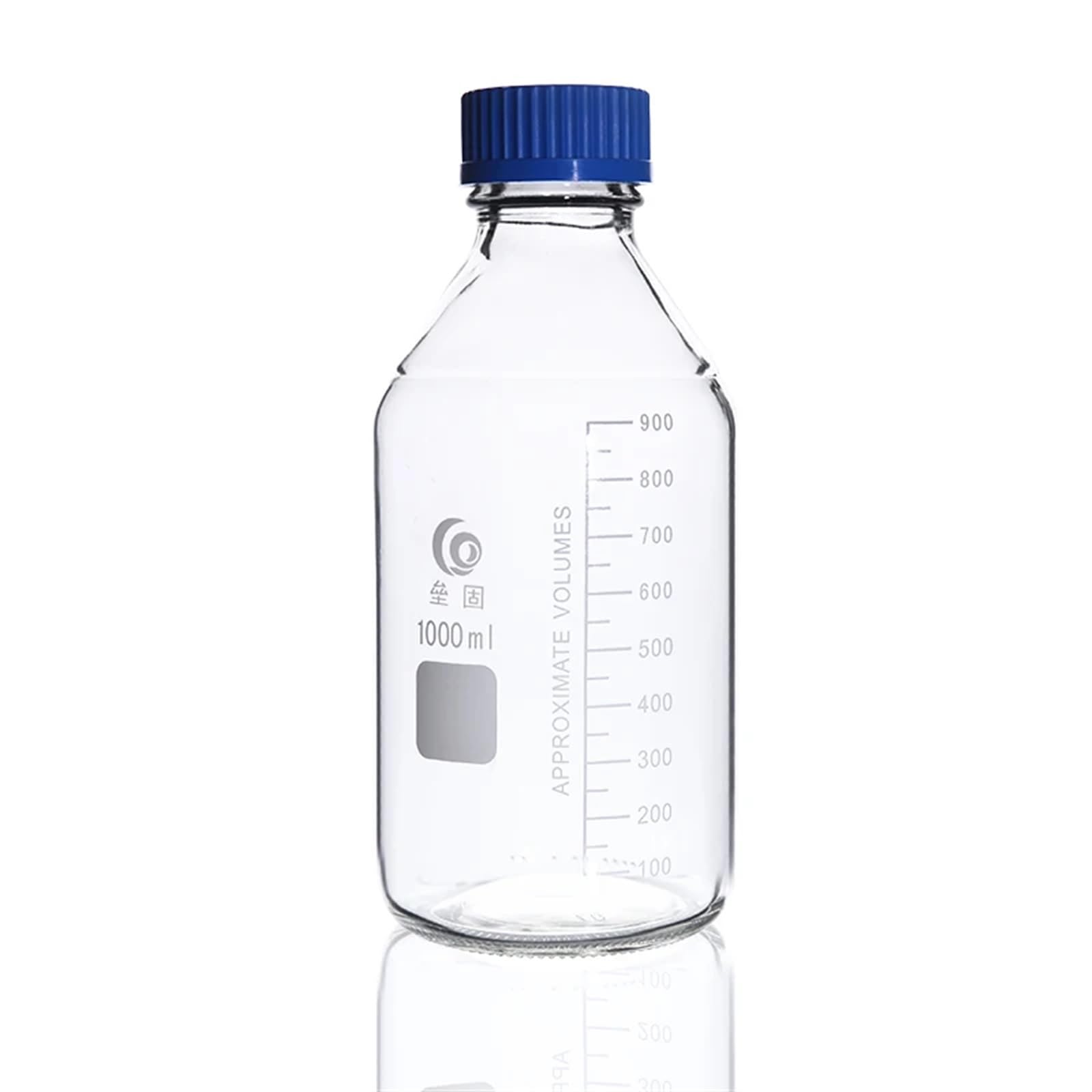 Szklana butelka na odczynniki, Szklana butelka na odczynniki 50-1000 ml, wkręcana, do pobierania próbek laboratoryjnych(500ml)