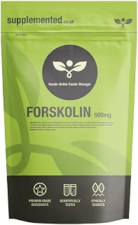 Forskolin 500mg 90 Capsules UK Made. Pharmaceutical Grade Supplement Root Extract