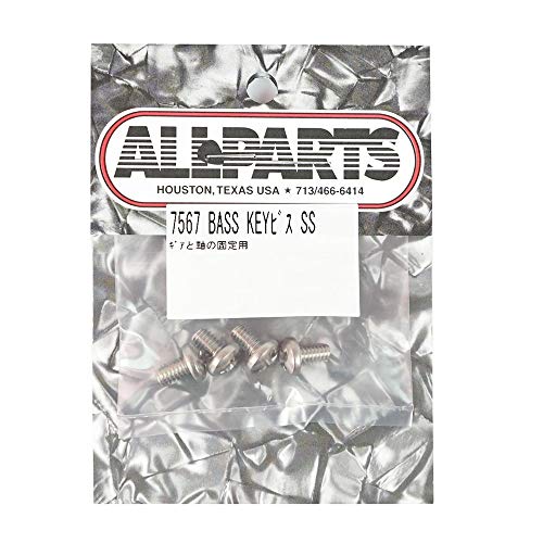I[p[c ALLPARTS Screws 7567 GS-0359-005 Pack of 4 Bass Key Screws rX