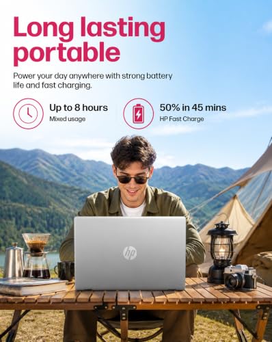 Image of HP 17.3 inch Touchscreen Laptop, 16GB RAM, 1TB SSD, AMD Ryzen 5 7430U CPU | Fast Charge, AI Copilot Key, HDMI, Wi-Fi 6, Large Display, Windows 11 Pro Computer for Business & Home w /Accessories