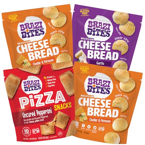 Variety Pack Brazilian Cheese Bread, 4-Pack