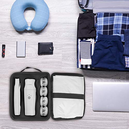 Plancha de camisas y blusas compacta CLEANmaxx para secar y alisar ropa 8