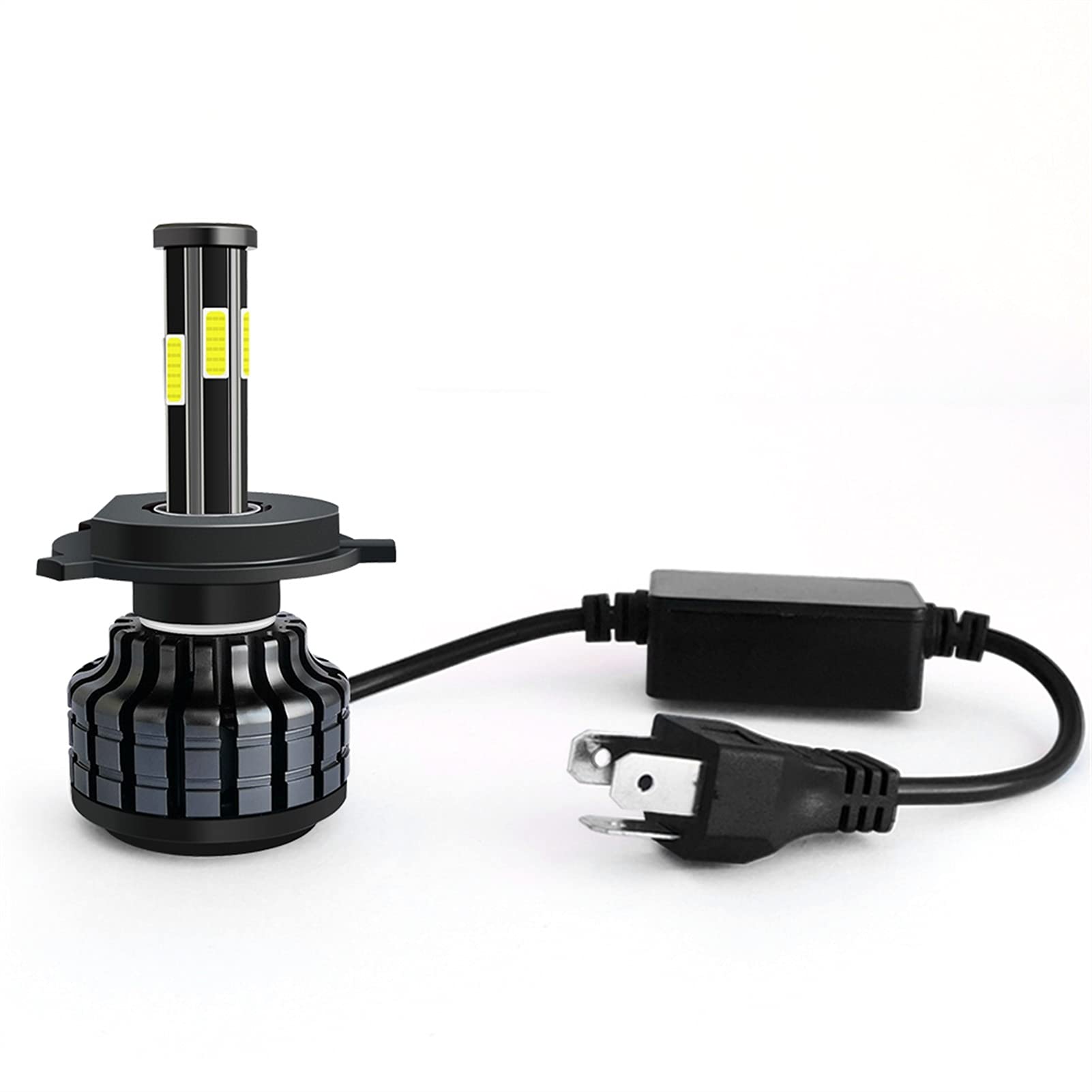 fari a LED 2pcs H4 LED Lampadine del Faro H7 H7 LED Canbus Lights Auto H11 H3 880 881 H1 HB3 9005 HB4 9006 H13 12V 6000K Auto Steplamps 360 ° Luce Lampadina a LED (Size : H4 HB2 9003)