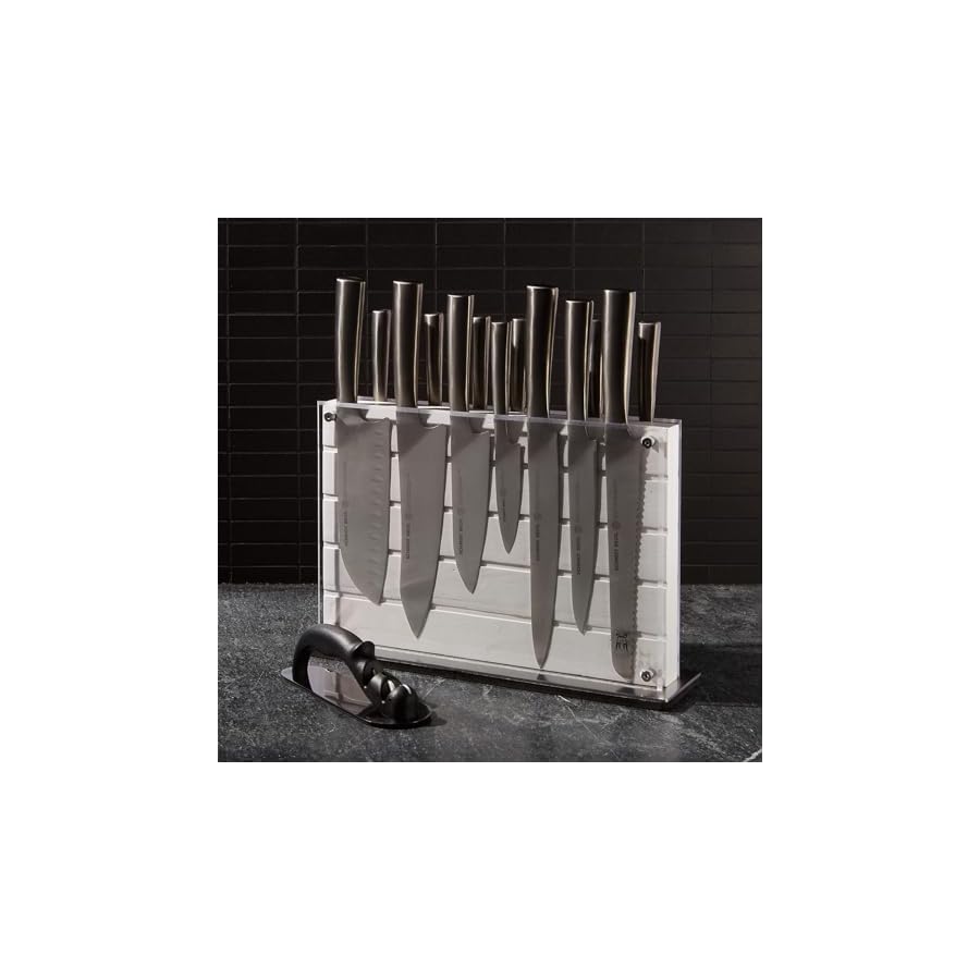 Schmidt-Brothers-White-Oak-Shiplap-15-Piece-Kitchen-Knife-Set-High-Carbon-Stainless-Steel-Cutlery-with-White-Oak-Wood-and-Acrylic-Magnetic-Knife-Block-and-Knife-Sharpener-White-Oak Schmidt Brothers - White Oak Shiplap, 15-Piece Kitchen Knife Set, High-Carbon Stainless Steel Cutlery with White Oak Wood and Acrylic Magnetic Knife Block and Knife Sharpener (White Oak)