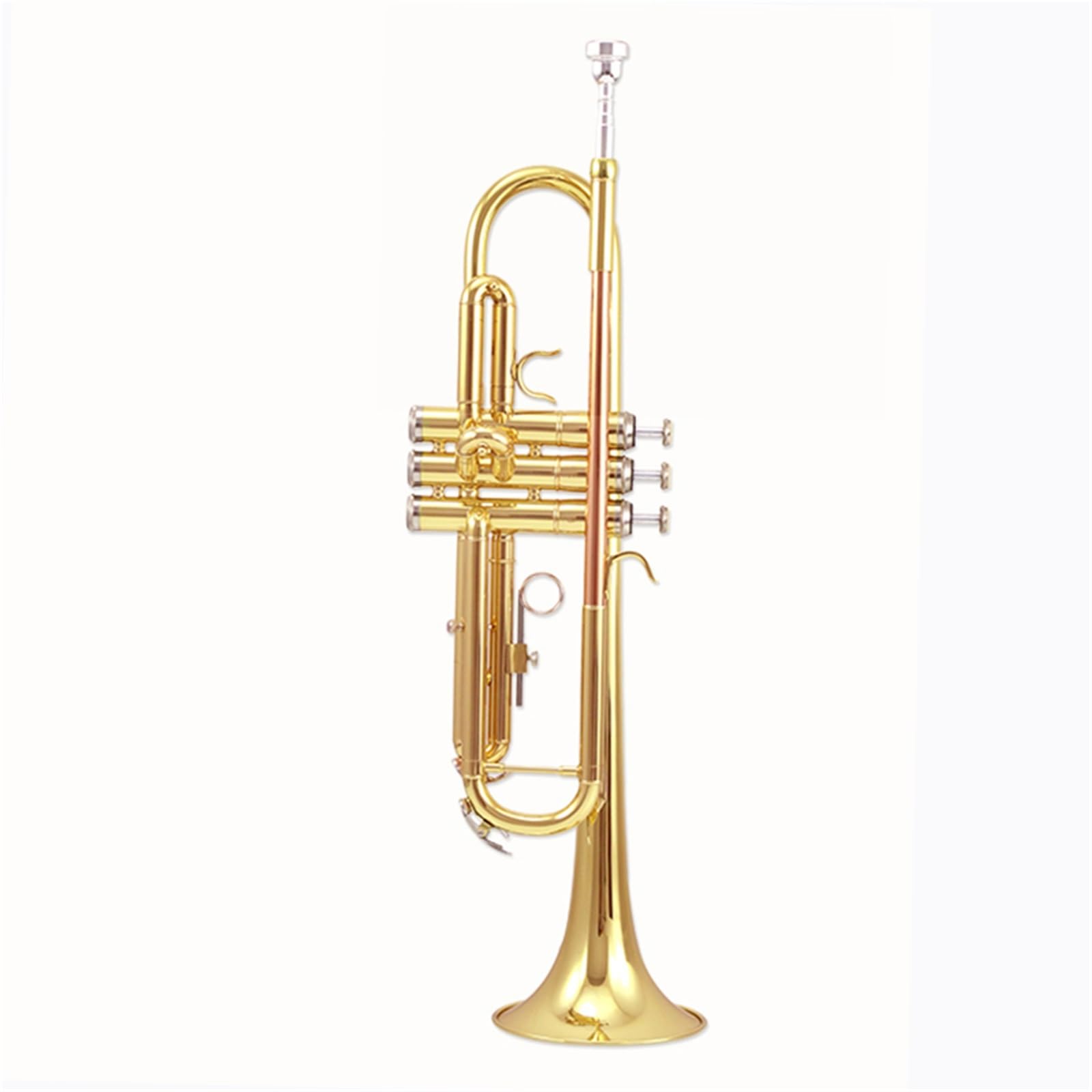 Trumpets for Beginner Gold Tone Trumpet B Flat Trumpet Instrument Lacquered Gold Beginner Teaching School Orchestra