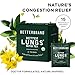 Betterbrand Mullein Tea Bags for Lung Detox - Respiratory Support with Thyme, Elderberry, Ginseng, Ginger, Caffeine Free Herbal Blend - 15 Tea Bags (Pack of 2)