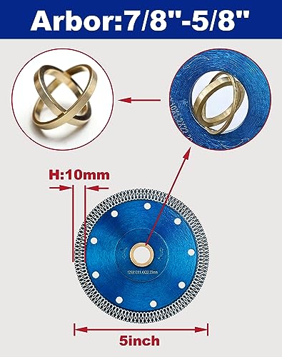 OSTEK 5-Inch Super Thin Diamond Blade