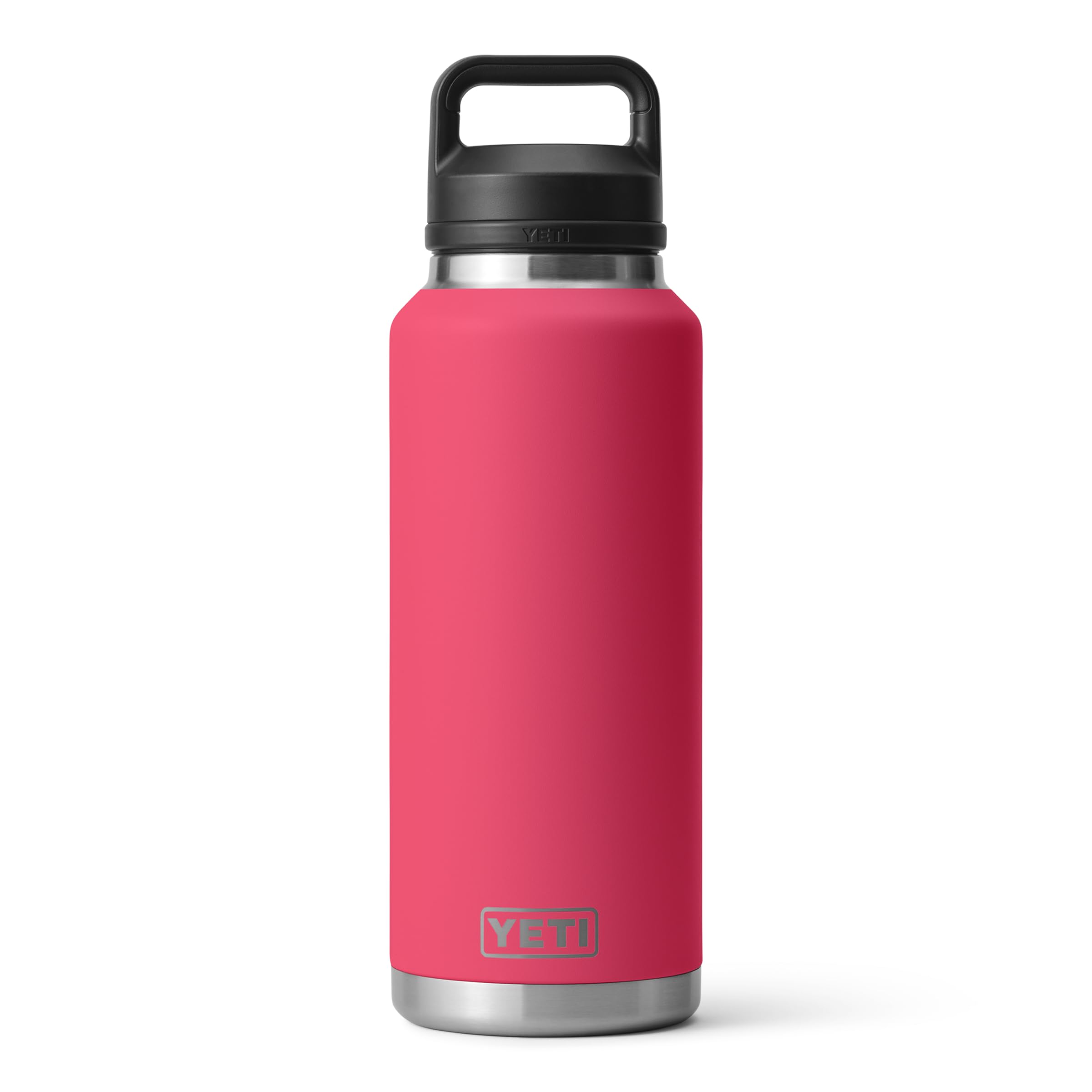 YETI Rambler - Botella de 1,304.1 g, a prueba de fugas, aislada al vacío, acero inoxidable con tapa para beber, Bi,ini Pink