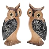 Polyvalence d’emplacement : Parfaites comme ornements pour jardin, salon ou espace de travail, ces sculptures de hiboux en bois ajoutent chaleur et intérêt décoratif, s’intégrant facilement dans divers environnements domestiques ou professionnels