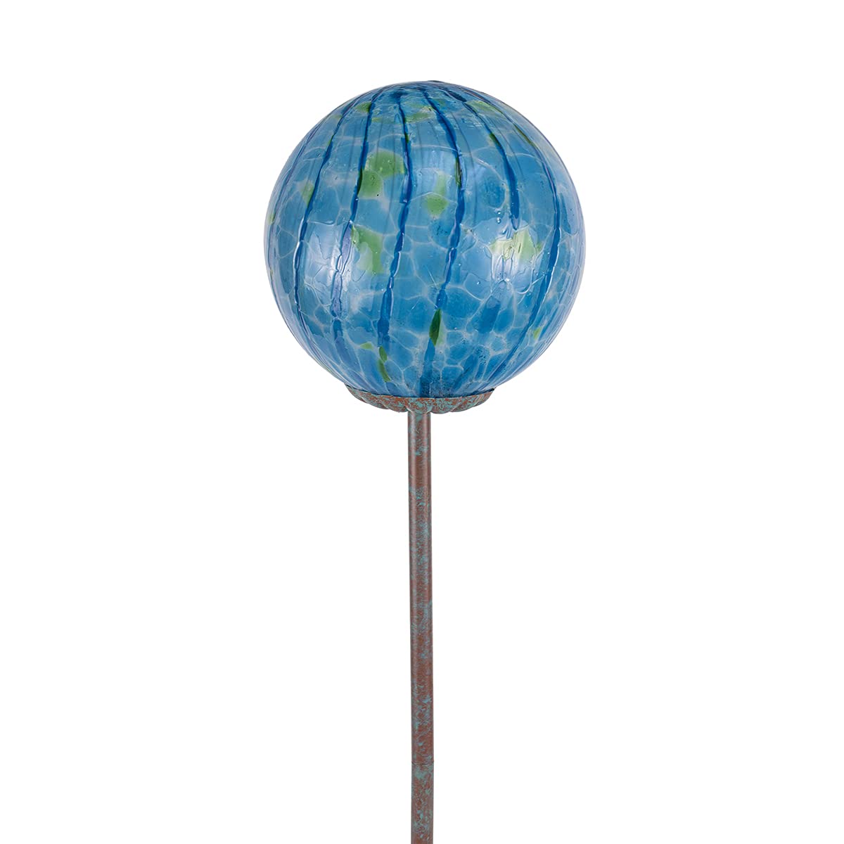 Echo Valley 3601 Décor Planter and Yard Stakes, Easy-to-Assemble, 3-pc Yard Stake, Blue