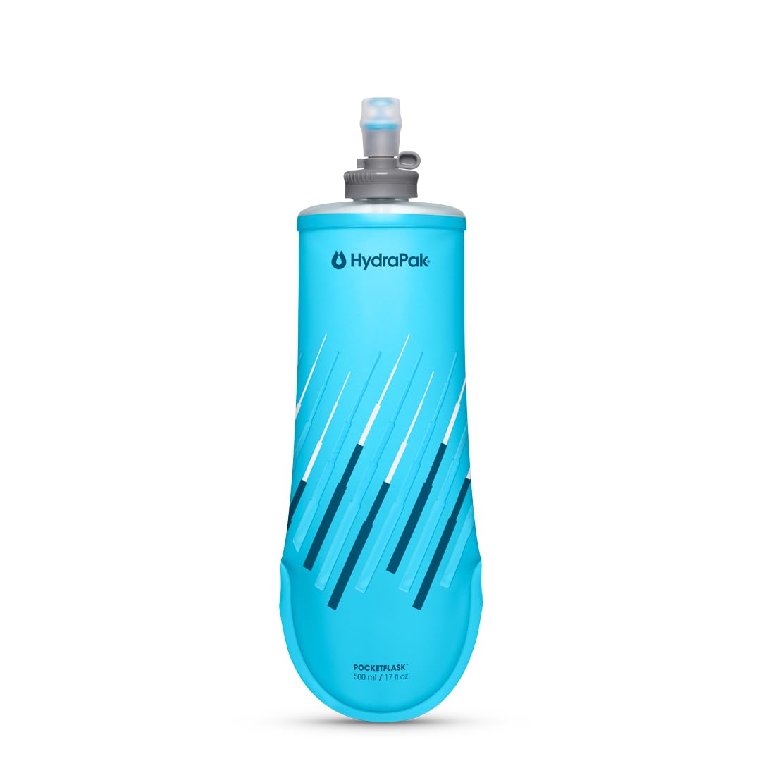 HydraPak PocketFlask 500ml - Compressible, Low Profile Soft Flask