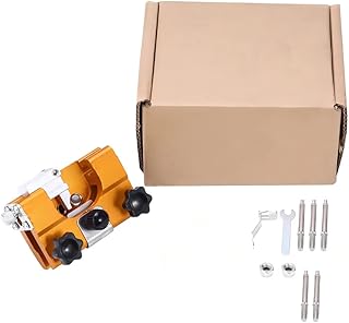 AppleDIY 2022 Upgrade Portable chainaw Chain Sharpener,Deluxe chainaw Chain Sharpening Jig for All Kinds of Chain Saws & Lumberjack and Garden Worker,for Timberline chainaw Sharpener,Me(Size:1 Drill