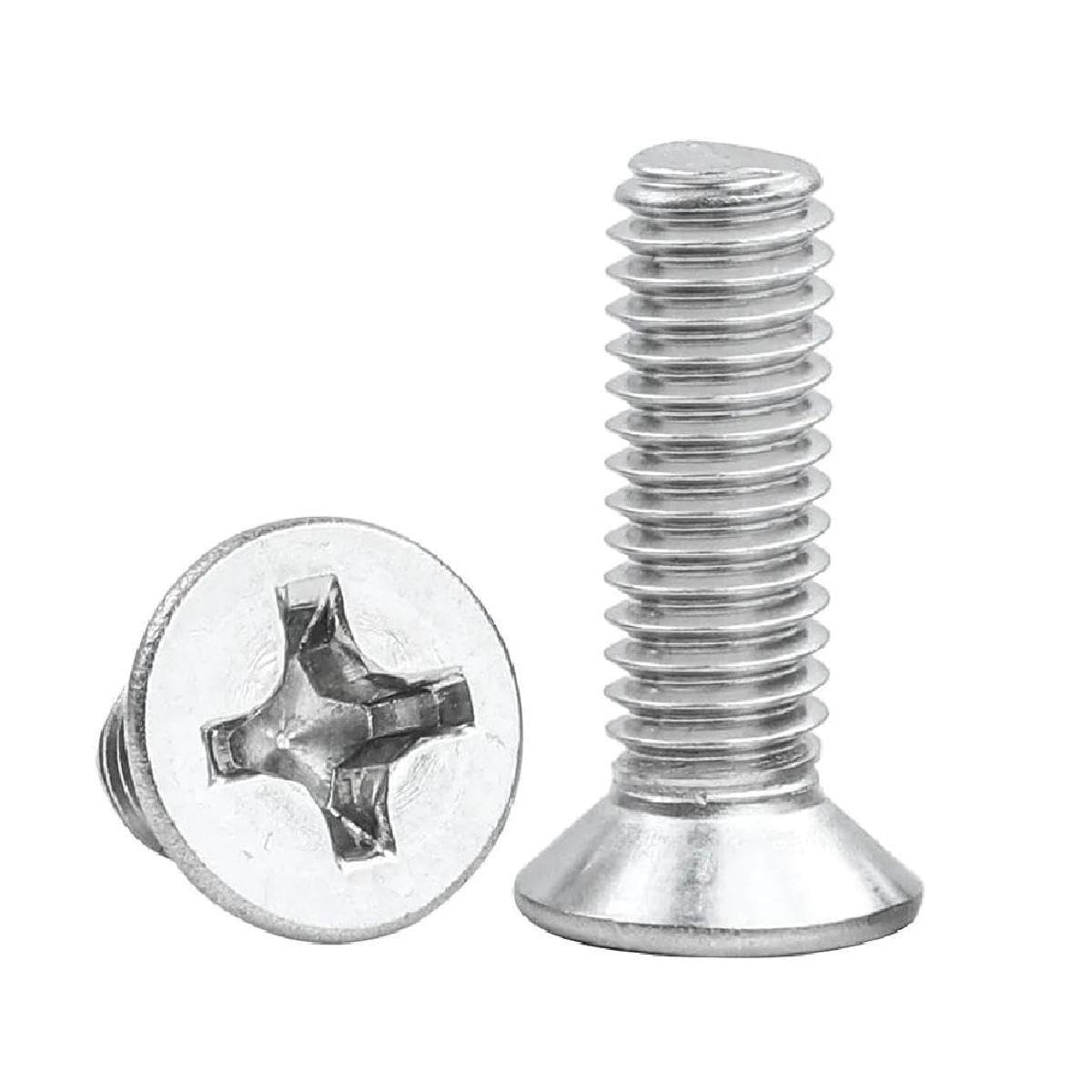 Viti In Acciaio Inox Prezzi Viti A Testa Piatta M4x16 In Acciaio Inox - Confezione Da 100 Pezzi Viti M4 Per Viti