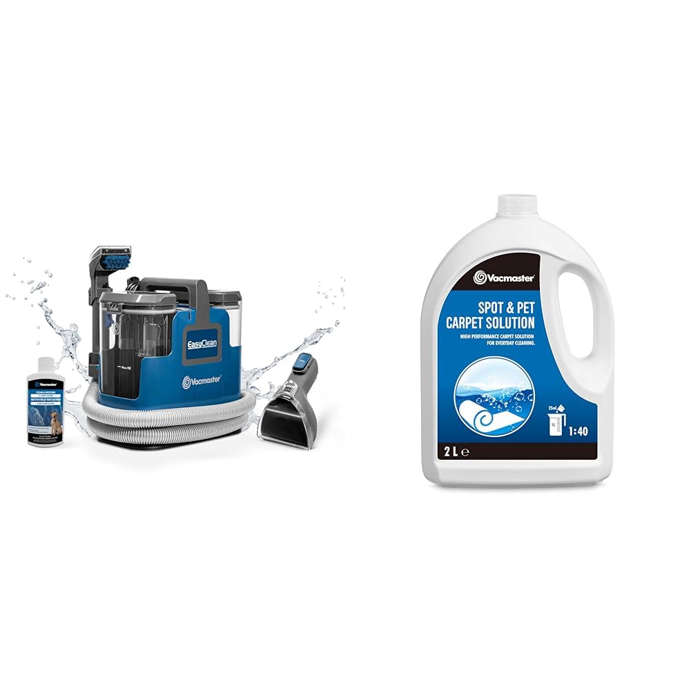 Vacmaster SCB0501 Aspirador+Vacmaster Wash & Refresh Febreze Champú Limpiadora de Alfombras