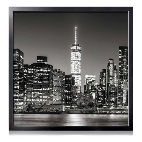 Annecy 28x28 Picture Frame Black1 Pack 28x28 Picture Frame for Wall Decoration Classic Black Minimalist Style Suitable for Decorating Houses Offices Hotels