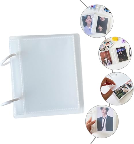 Miniatura 3 de BESPORTBLE 2pcs Interstitial Album Photo Album Frosted Textured Picture Collector Blank Scrapbook Wedding The White Album Frosted Photo Book